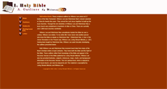 Desktop Screenshot of bibleoutlines.org
